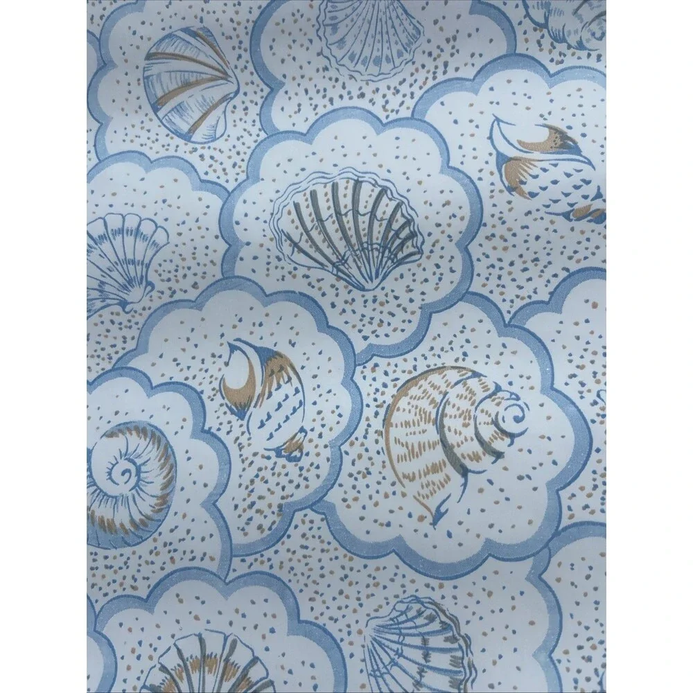 Vintage Contact Paper Rubbermaid Con-Tact Self-Adhesive Sea Shell 1985